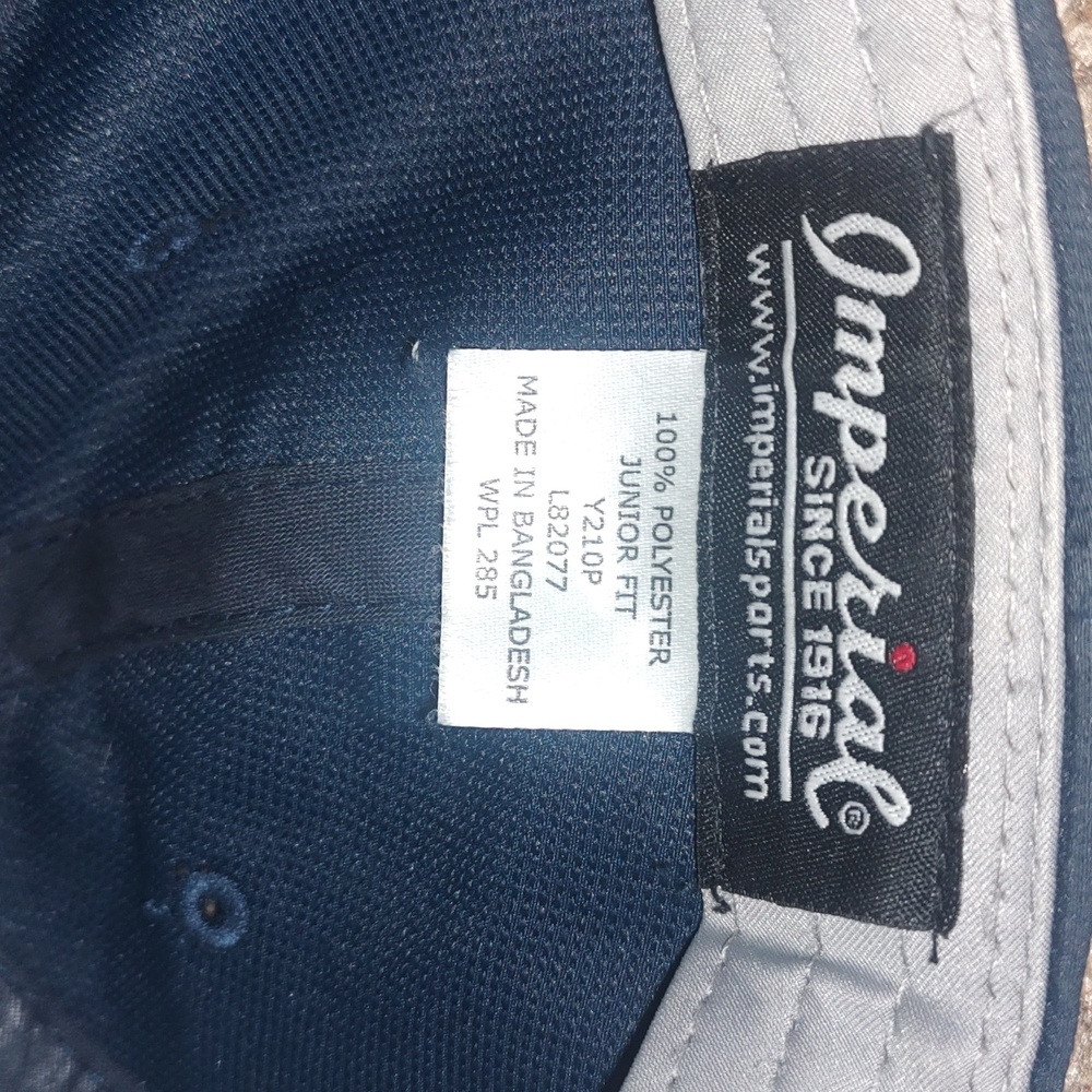 Imperial Tree Ship Strapback Golf Hat Cap Navy Blue - Picture 9 of 9